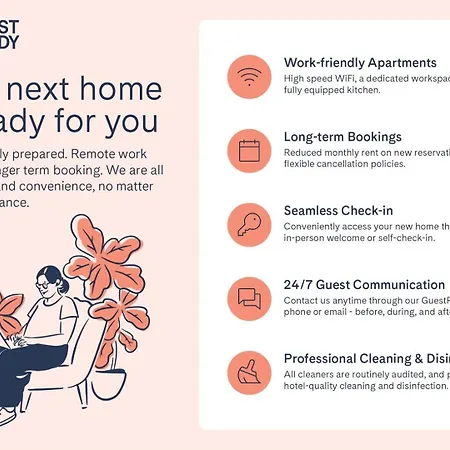 Guestready - Tranquility In Downtown *